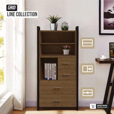 GRID Line Item - Double Drawer & Single Shelf