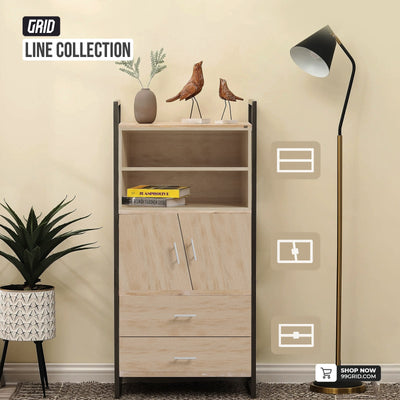 GRID Line Item - Dual Drawer Shelf