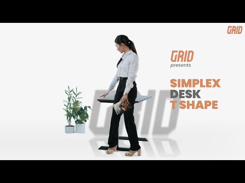 GRID Simplex Desk - T Shape – GRID Furniture