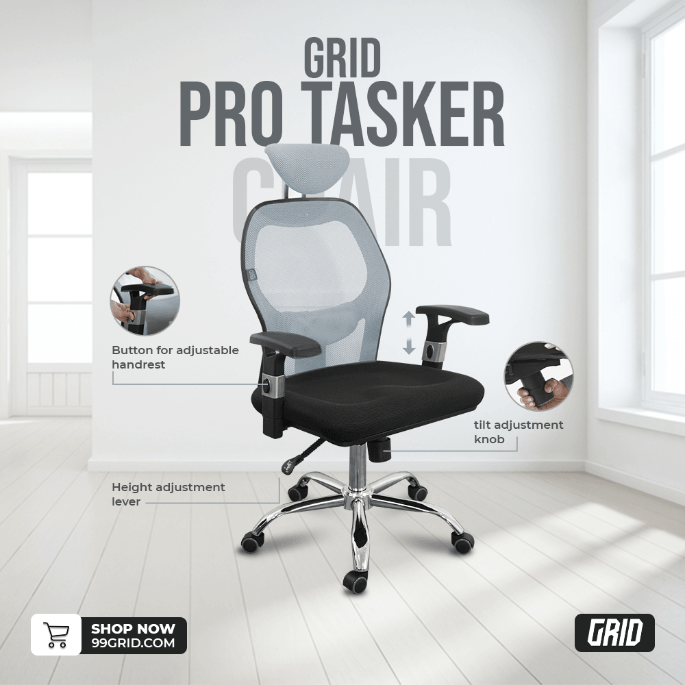 Grid Pro Tasker Chair Red GRID Pro Tasker Chair – GRID Furniture