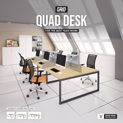 GRID Quad Desk